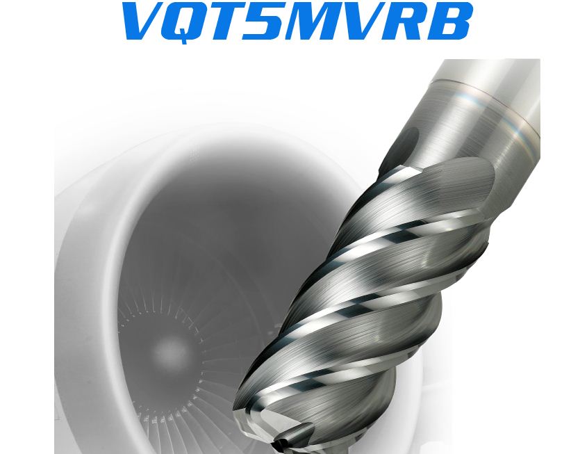 钛合金高效加工用圆弧头立铣刀VQT5MVRB